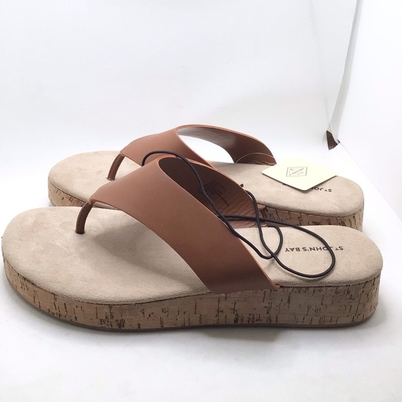 St. John's Bay Womens Brown Salden Flip-Flops Sandal Size 11 - Picture 5 of 10